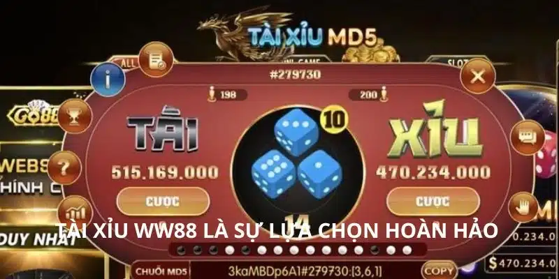Tài xỉu WW88 là sự lựa chọn hoàn hảo